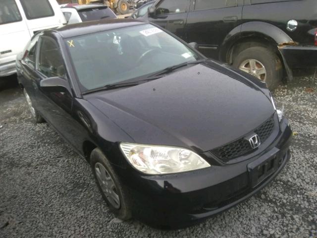 1HGEM21175L002526 - 2005 HONDA CIVIC DX V BLACK photo 1