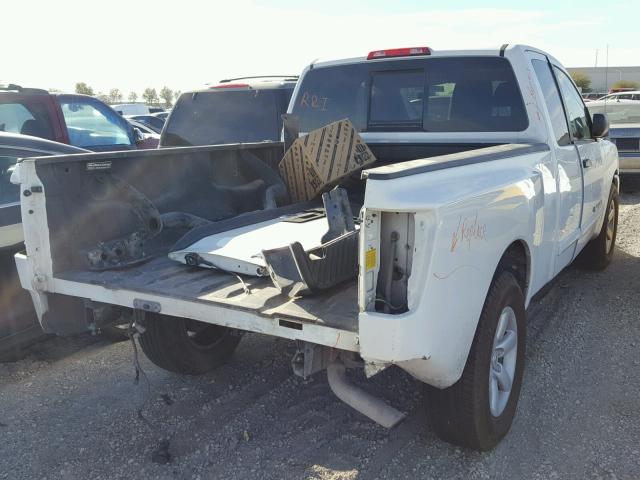 1N6AA0CHXFN502753 - 2015 NISSAN TITAN S WHITE photo 4