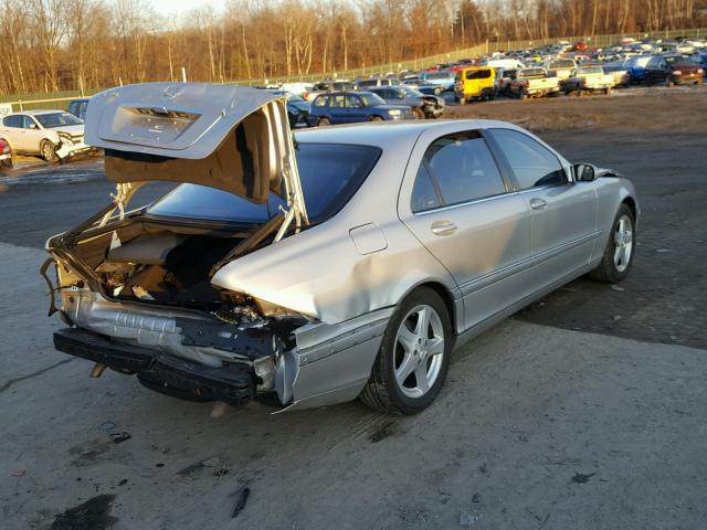 WDBNG70J75A438873 - 2005 MERCEDES-BENZ S 430 SILVER photo 4