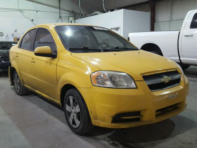 KL1TD5DE2BB127075 - 2011 CHEVROLET AVEO LS YELLOW photo 1