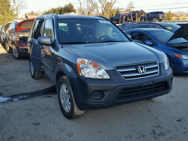 SHSRD78896U435102 - 2006 HONDA CR-V EX GRAY photo 1