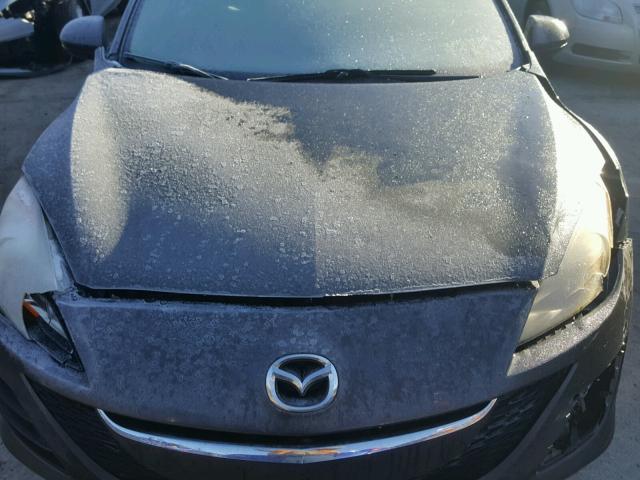 JM1BL1SG3A1142385 - 2010 MAZDA 3 I GRAY photo 7