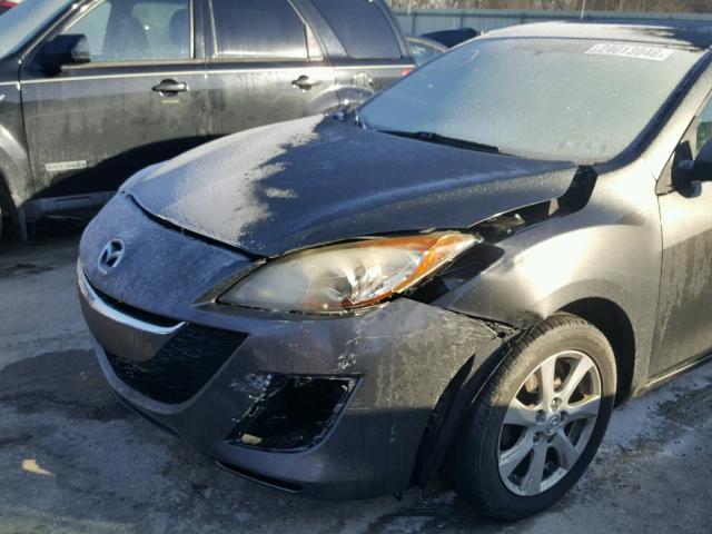 JM1BL1SG3A1142385 - 2010 MAZDA 3 I GRAY photo 9