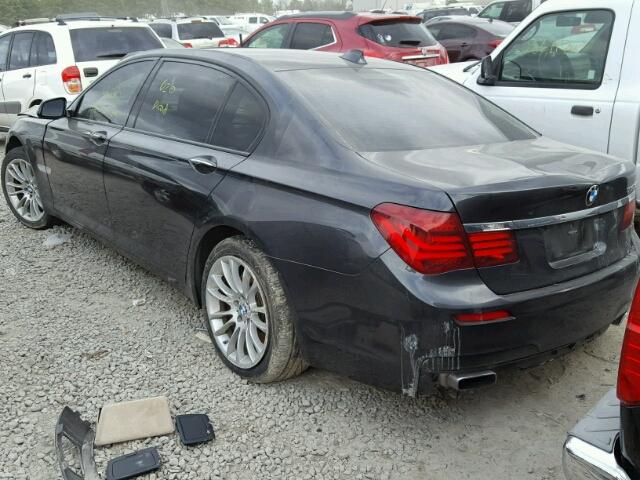 WBAYE8C57DD132307 - 2013 BMW 750LI CHARCOAL photo 3