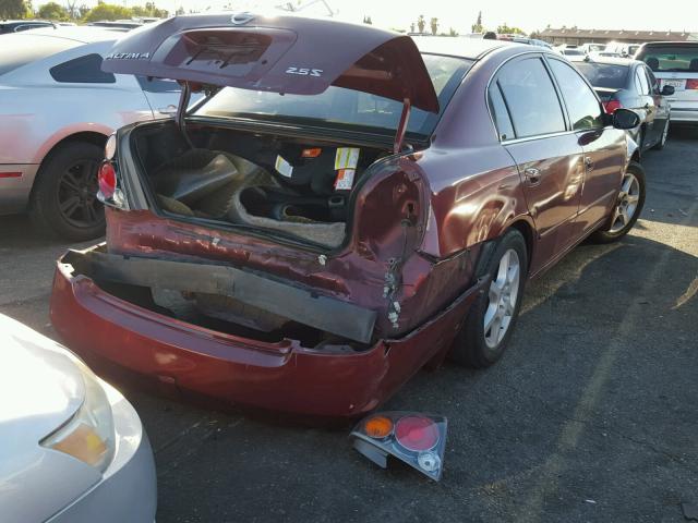 1N4AL11D52C109242 - 2002 NISSAN ALTIMA BAS RED photo 4