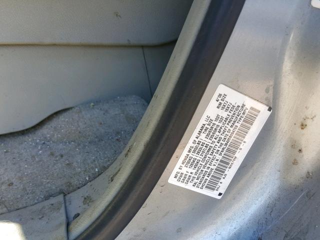 5FNRL38426B094769 - 2006 HONDA ODYSSEY EX BLUE photo 10