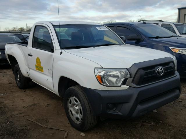 5TFNX4CN4EX038362 - 2014 TOYOTA TACOMA WHITE photo 1