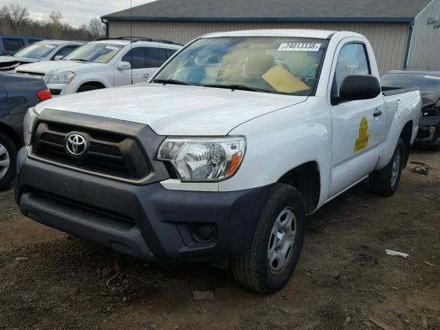 5TFNX4CN4EX038362 - 2014 TOYOTA TACOMA WHITE photo 2