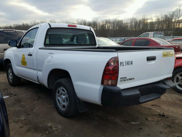 5TFNX4CN4EX038362 - 2014 TOYOTA TACOMA WHITE photo 3