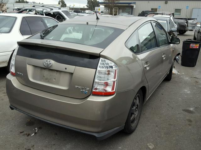 JTDKB20U777573142 - 2007 TOYOTA PRIUS GOLD photo 4