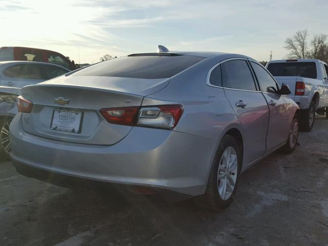 1G1ZE5ST3GF322175 - 2016 CHEVROLET MALIBU LT SILVER photo 4