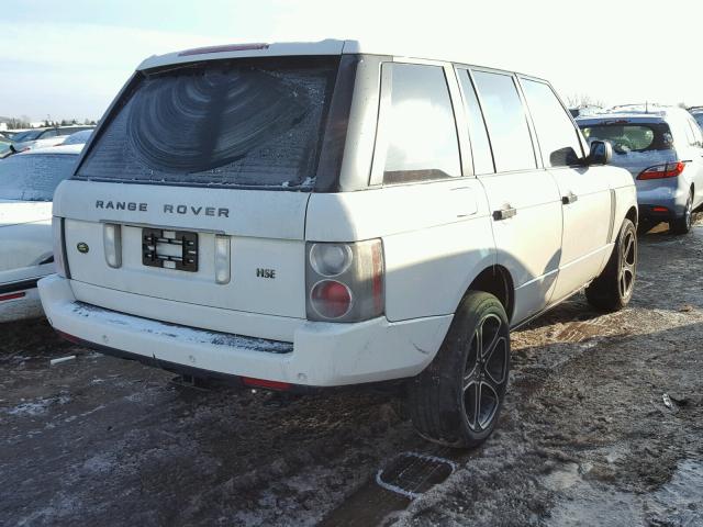 SALME11474A164123 - 2004 LAND ROVER RANGE ROVE WHITE photo 4