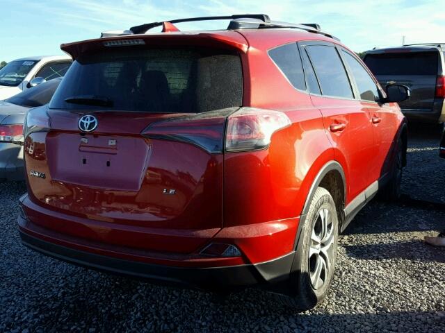 JTMZFREV4HJ117018 - 2017 TOYOTA RAV4 LE BURGUNDY photo 4