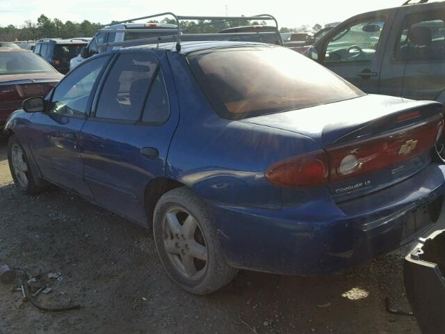 1G1JF52F557193142 - 2005 CHEVROLET CAVALIER L BLUE photo 3