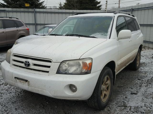 JTEGD21A470171099 - 2007 TOYOTA HIGHLANDER WHITE photo 2