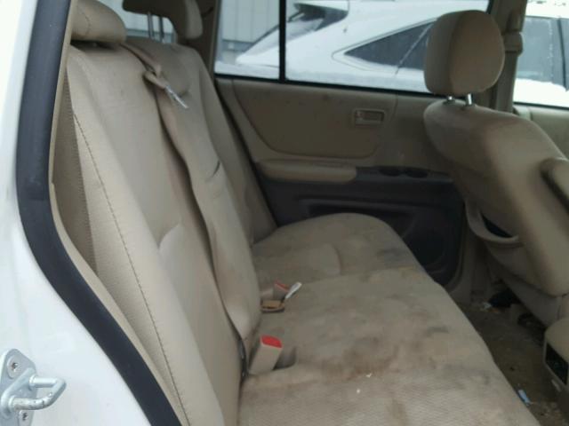 JTEGD21A470171099 - 2007 TOYOTA HIGHLANDER WHITE photo 6