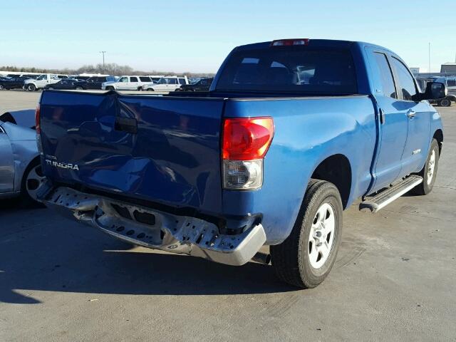 5TFRU541X7X006188 - 2007 TOYOTA TUNDRA DOU BLUE photo 4