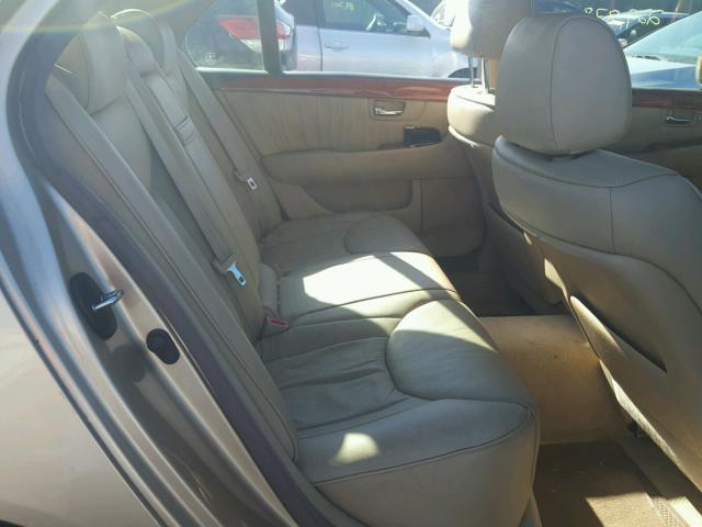 JTHBN36F440147501 - 2004 LEXUS LS 430 GOLD photo 6