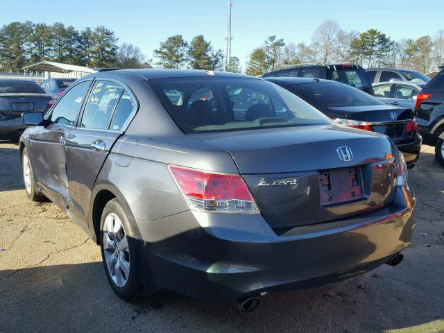 1HGCP36829A045294 - 2009 HONDA ACCORD EXL GRAY photo 3