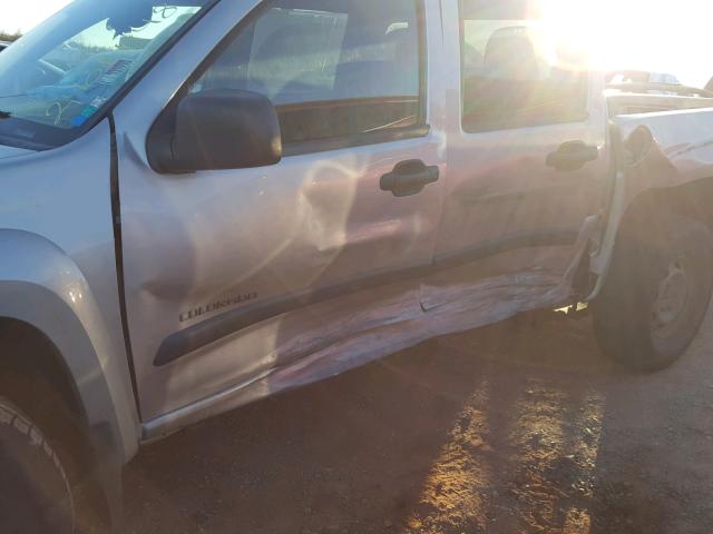 1GCDS136358255297 - 2005 CHEVROLET COLORADO SILVER photo 9