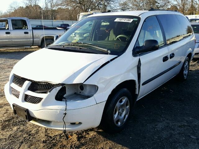 1D4GP24353B155682 - 2003 DODGE GRAND CARA WHITE photo 2