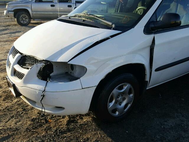 1D4GP24353B155682 - 2003 DODGE GRAND CARA WHITE photo 9