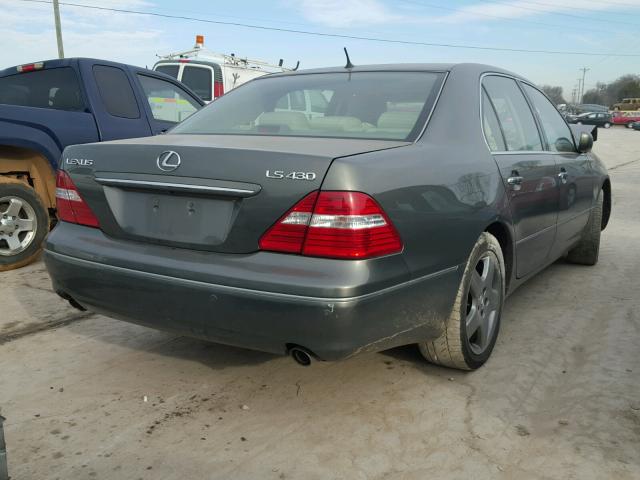 JTHBN36F165034658 - 2006 LEXUS LS 430 GREEN photo 4