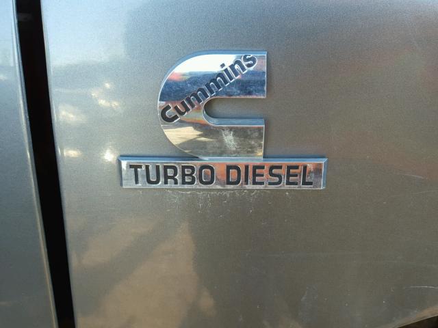 3D7KS28C66G140769 - 2006 DODGE RAM 2500 S GRAY photo 9