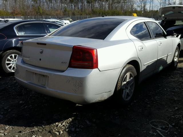 2B3KA43G37H760596 - 2007 DODGE CHARGER SE SILVER photo 4