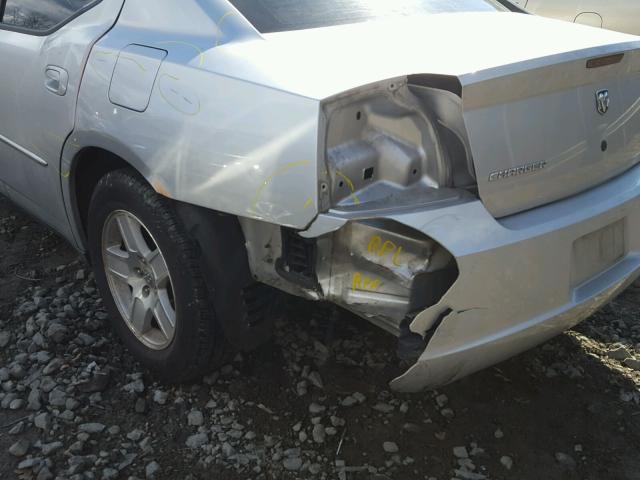 2B3KA43G37H760596 - 2007 DODGE CHARGER SE SILVER photo 9