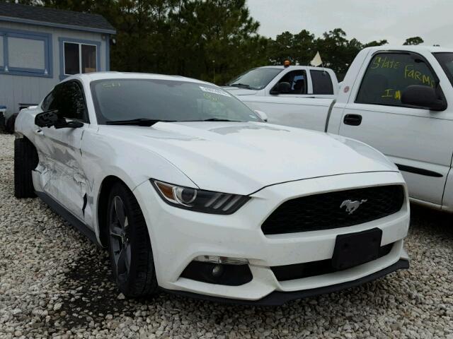 1FA6P8AM2F5312117 - 2015 FORD MUSTANG WHITE photo 1