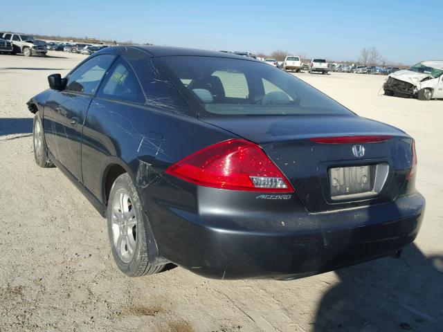 1HGCM72307A017744 - 2007 HONDA ACCORD LX BLUE photo 3