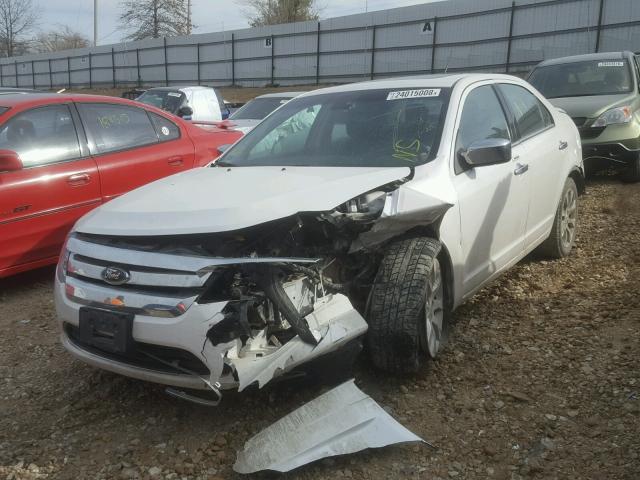 3FAHP0JA6CR316759 - 2012 FORD FUSION SEL WHITE photo 2