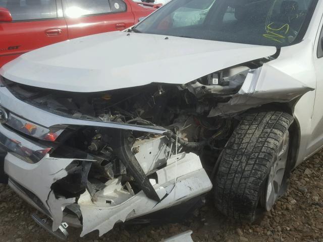 3FAHP0JA6CR316759 - 2012 FORD FUSION SEL WHITE photo 9