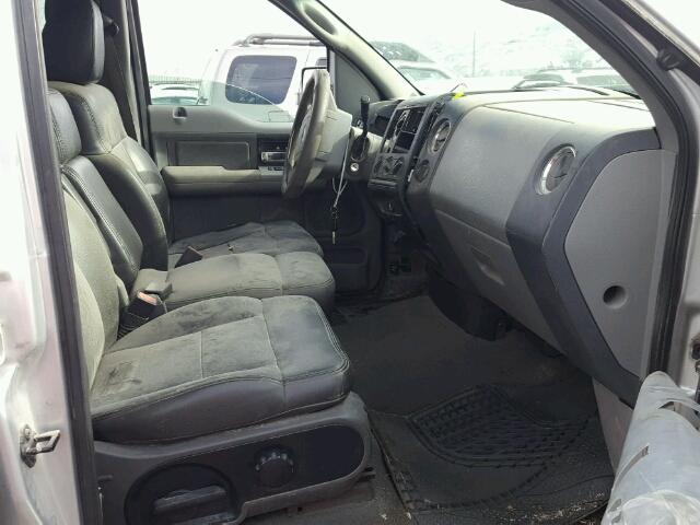 1FTRW14W55FA49614 - 2005 FORD F150 SUPER SILVER photo 5