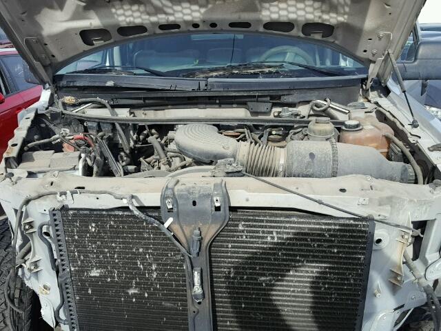 1FTRW14W55FA49614 - 2005 FORD F150 SUPER SILVER photo 7