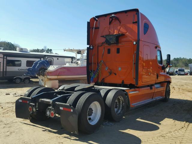 1FUJGLDR0CSBU1908 - 2012 FREIGHTLINER CASCADIA 1 ORANGE photo 4