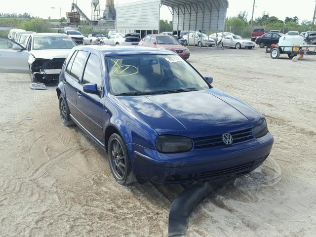 WVWGA31J5XW568675 - 1999 VOLKSWAGEN GOLF GLS BLUE photo 1