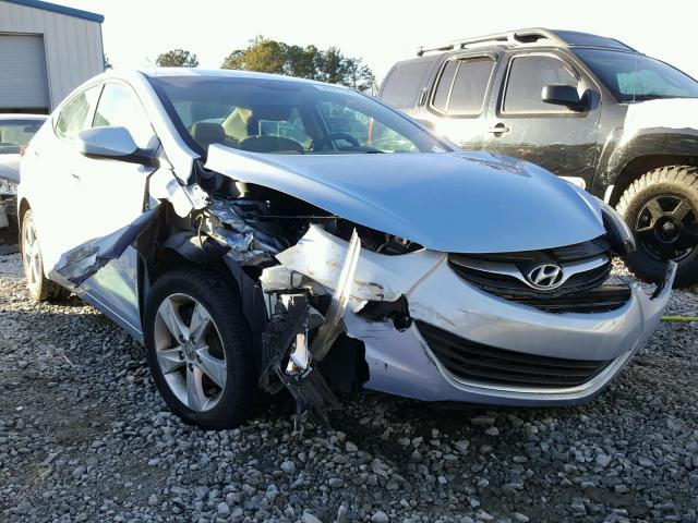 KMHDH4AE4CU343270 - 2012 HYUNDAI ELANTRA GL BLUE photo 1