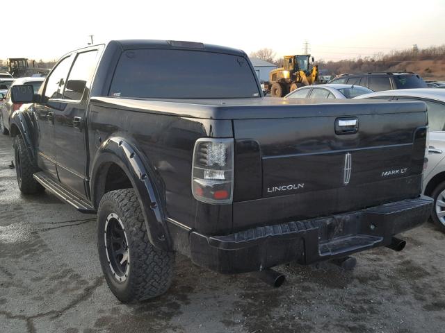 5LTPW18526FJ13678 - 2006 LINCOLN MARK LT BLACK photo 3