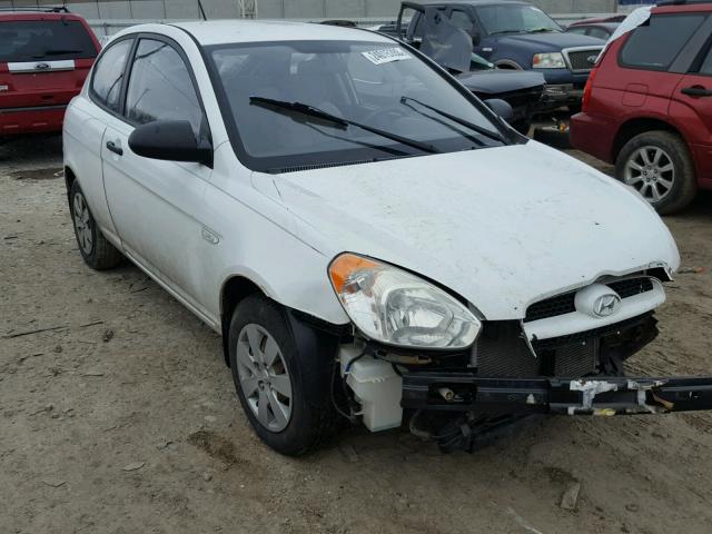 KMHCM36C59U134394 - 2009 HYUNDAI ACCENT GS WHITE photo 1