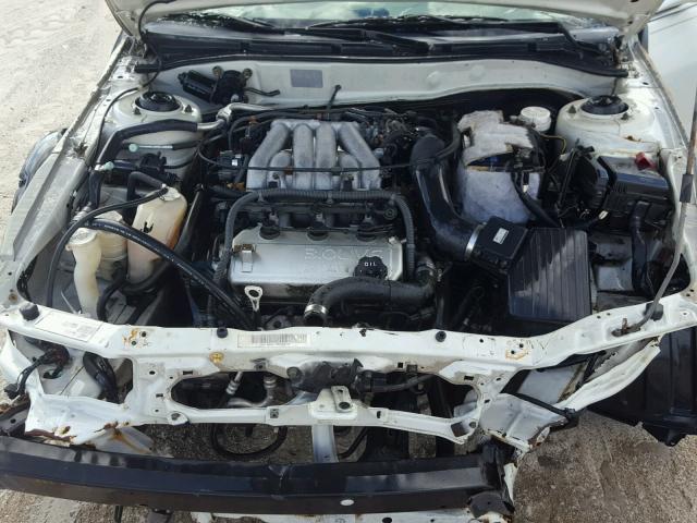 4A3AA46H12E160820 - 2002 MITSUBISHI GALANT ES WHITE photo 7