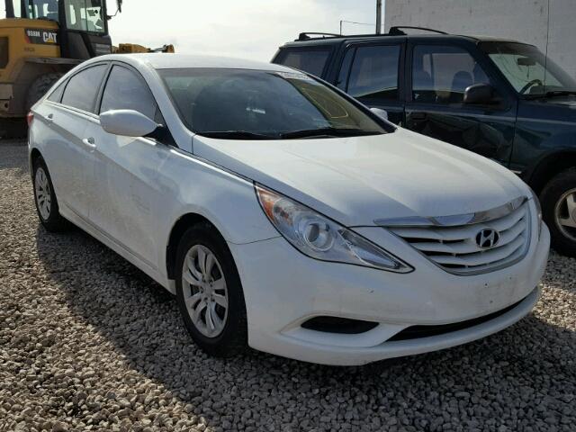 5NPEB4AC1BH012275 - 2011 HYUNDAI SONATA GLS WHITE photo 1