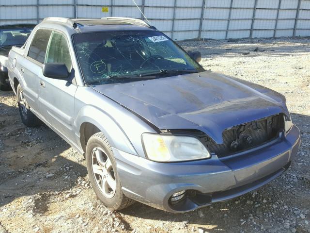 4S4BT62C767103065 - 2006 SUBARU BAJA SPORT BLUE photo 1