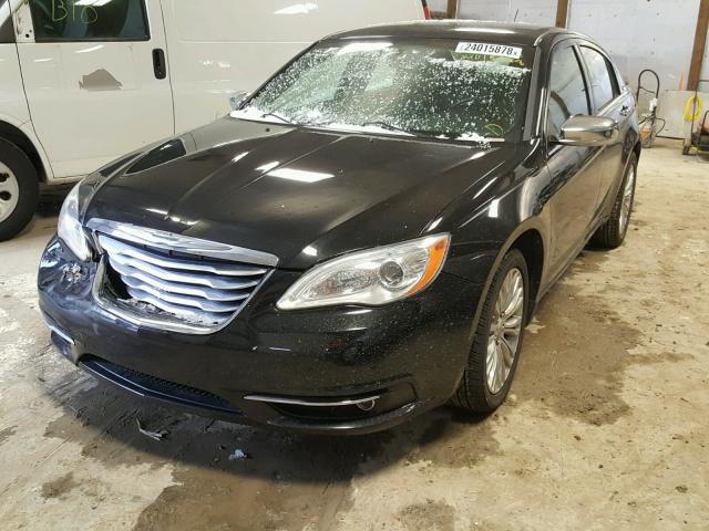 1C3CCBCG7CN233586 - 2012 CHRYSLER 200 LIMITE BLACK photo 2