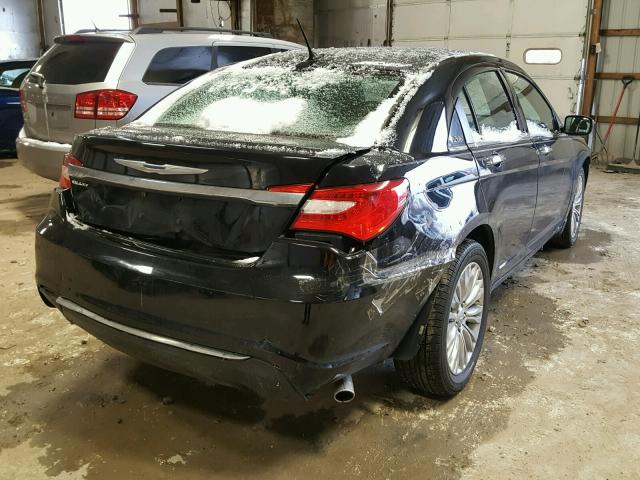 1C3CCBCG7CN233586 - 2012 CHRYSLER 200 LIMITE BLACK photo 4