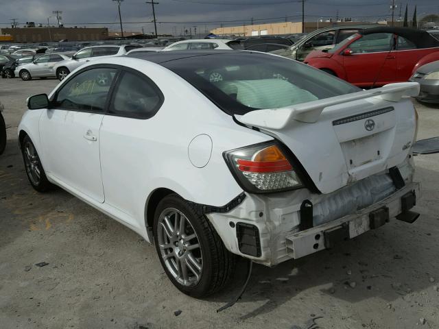 JTKDE177470149381 - 2007 TOYOTA SCION TC WHITE photo 3