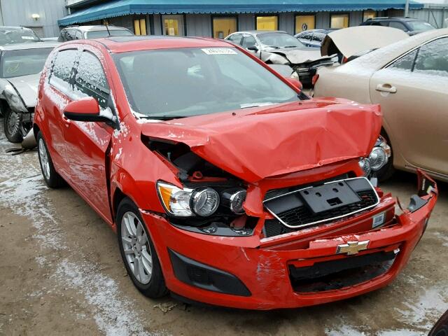 1G1JC6SB2G4165167 - 2016 CHEVROLET SONIC LT RED photo 1