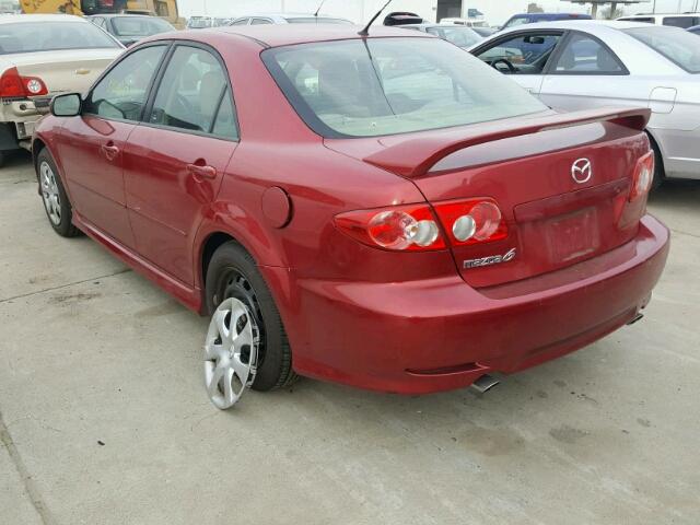 1YVHP80C655M25136 - 2005 MAZDA 6 I RED photo 3