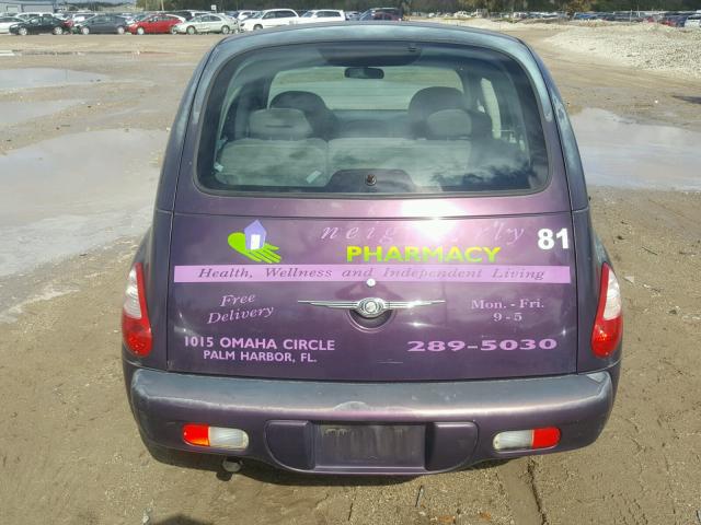 3C4FY48B24T221625 - 2004 CHRYSLER PT CRUISER PURPLE photo 9